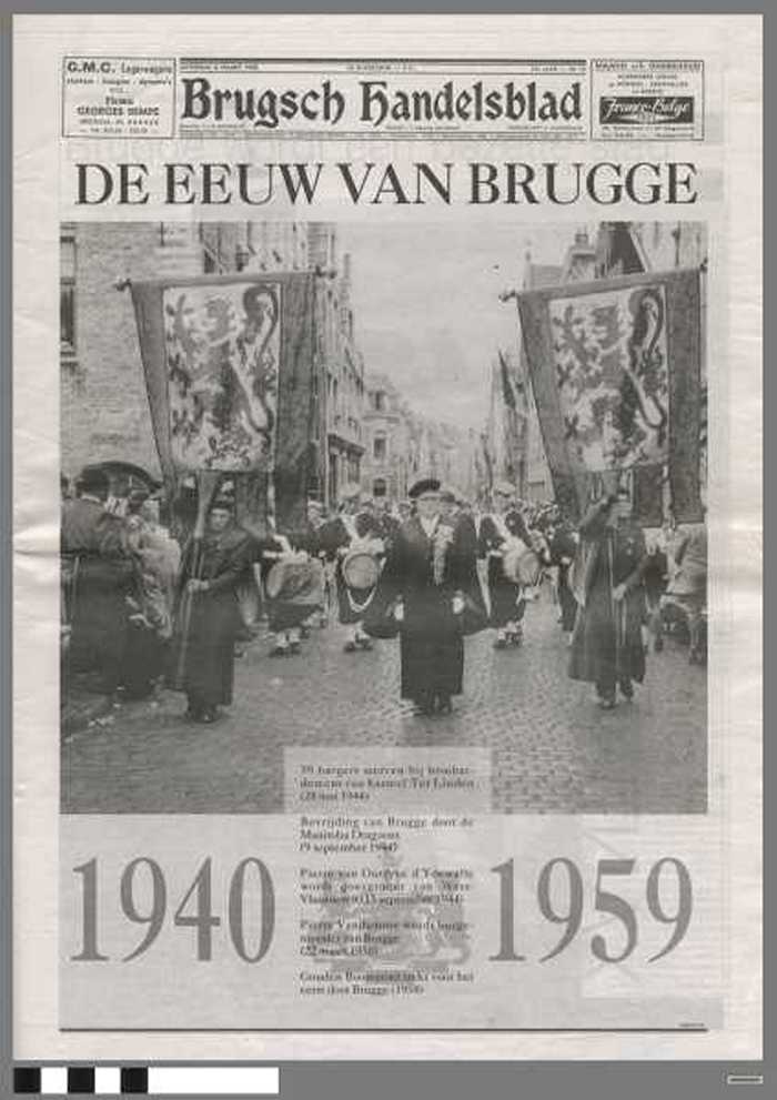Brugsch Handelsblad - De eeuw van Brugge 1940-1959