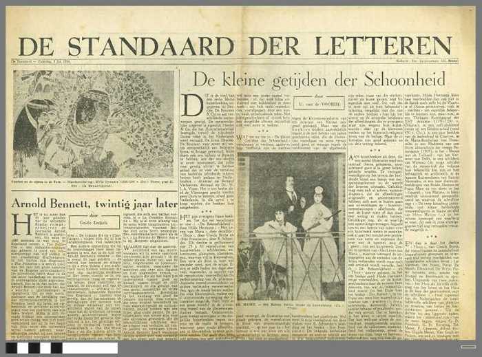 DE STANDAARD, jaargang 31, 03/07/1954