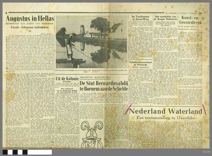 DE STANDAARD, jaargang 31, 13/08/1954