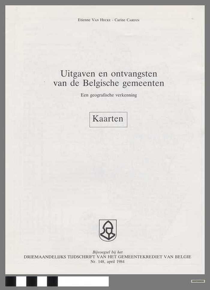 Uitgaven en ontvangsten van de Belgische gemeenten