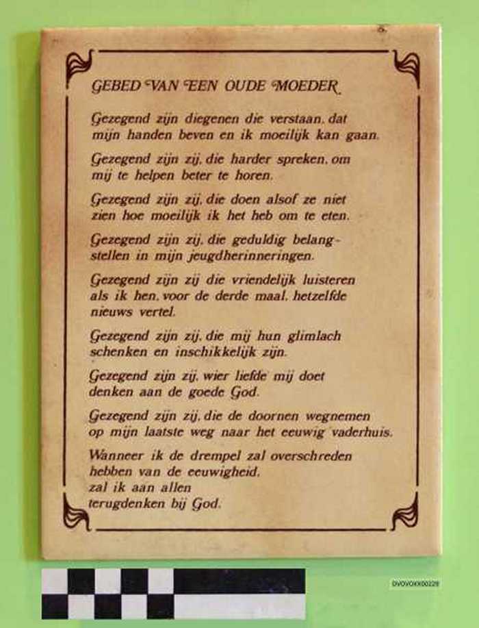Gebedstegel