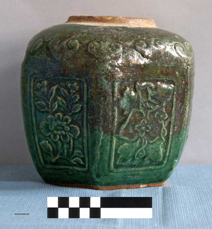 Groene vaas