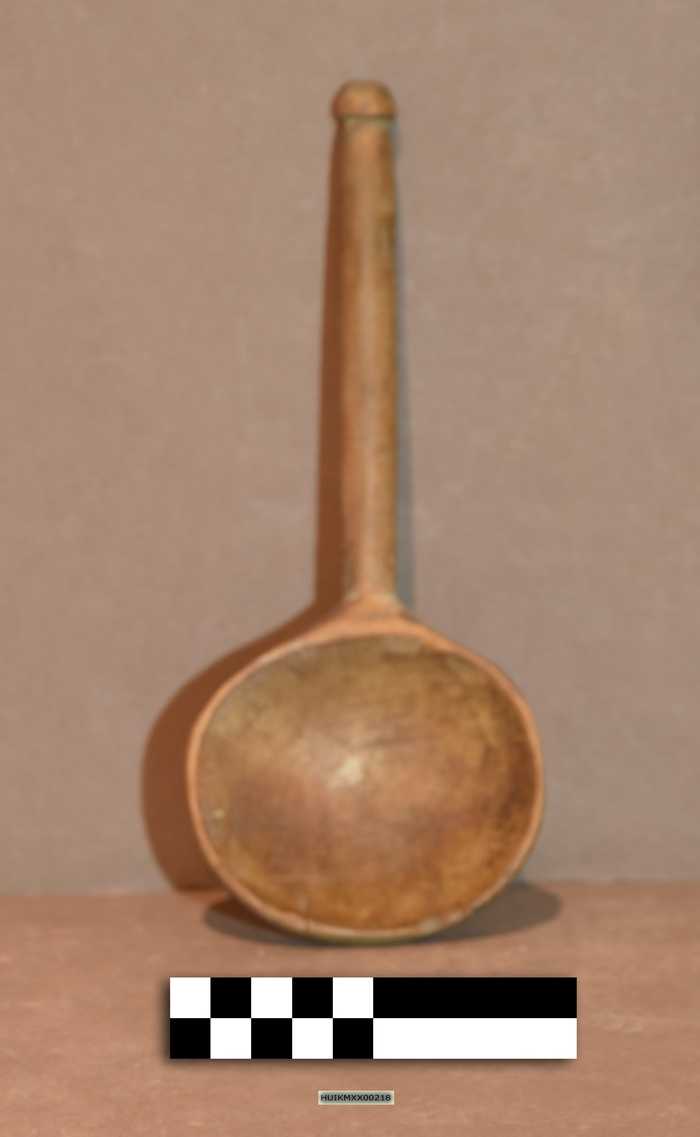 Houten opscheplepel
