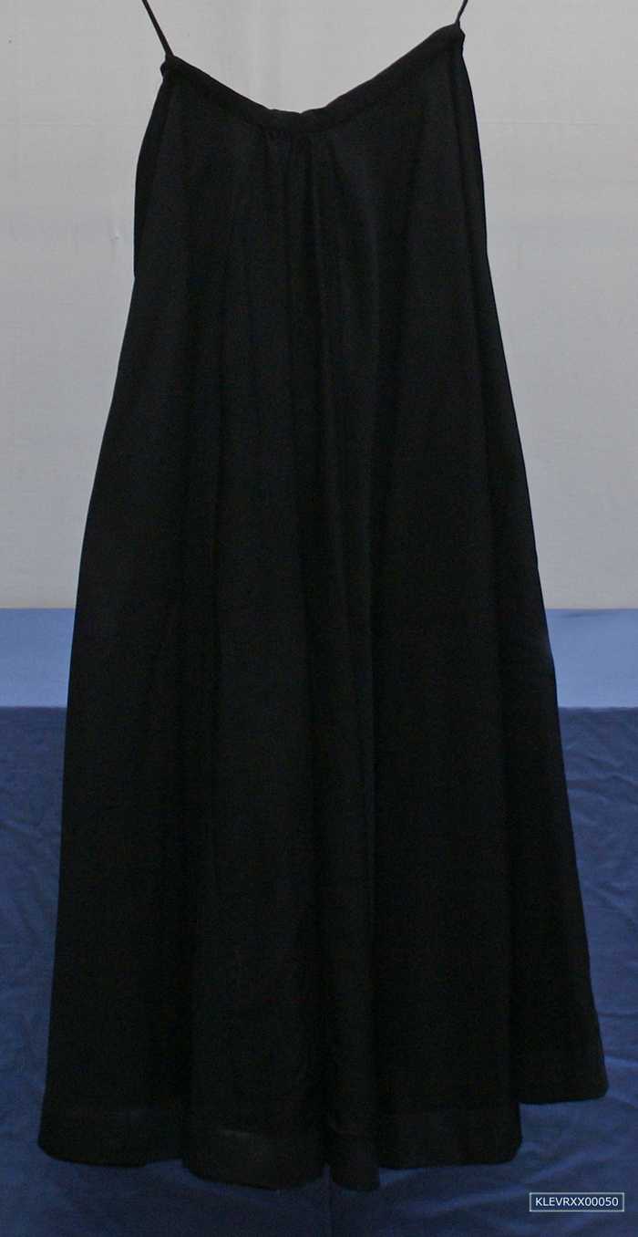Lange zwarte rok