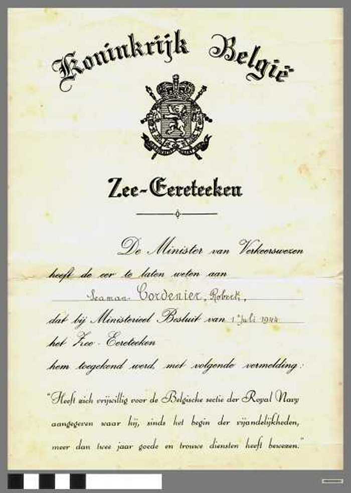 Zee-Eereteken