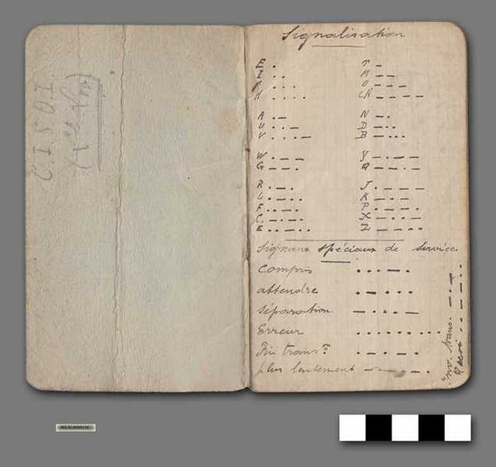 Notitie boekje van Van Steene Edgard