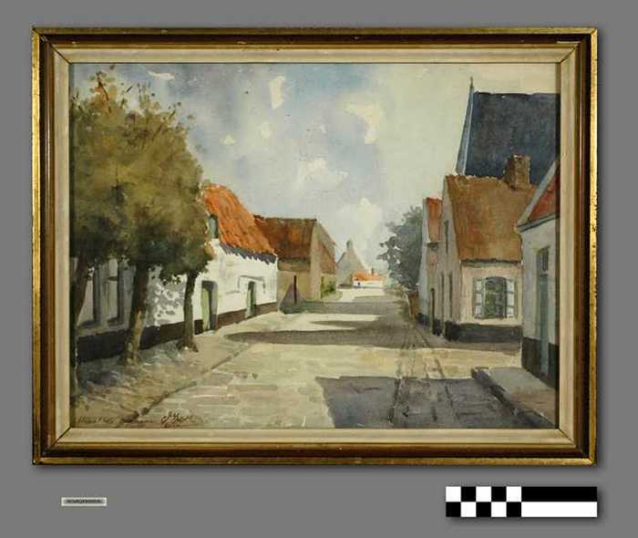 Straat te Damme