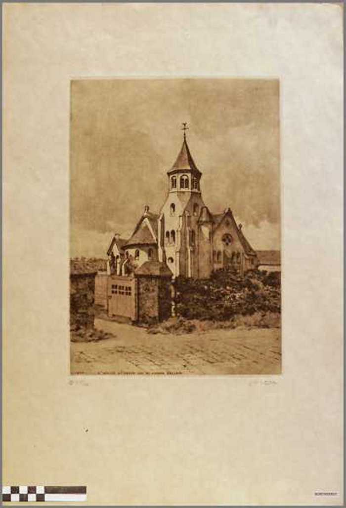 LEglise St Dominique Zoute vue du Chemin Gallois