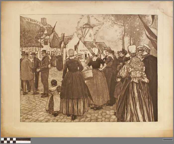 Feest in het dorp