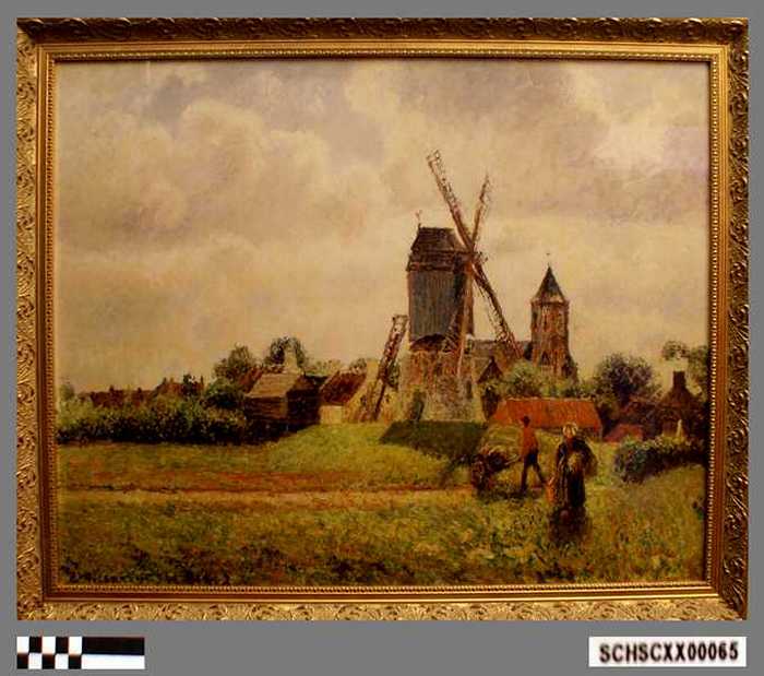 Molen en dorp
