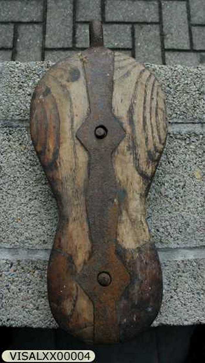 Houten vioolblok