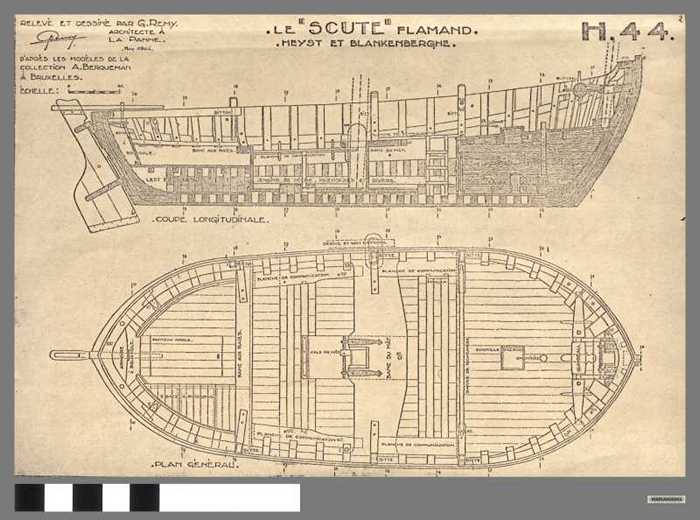 Le 'Scute flamand' - Heyst et Blankenberghe - H.44