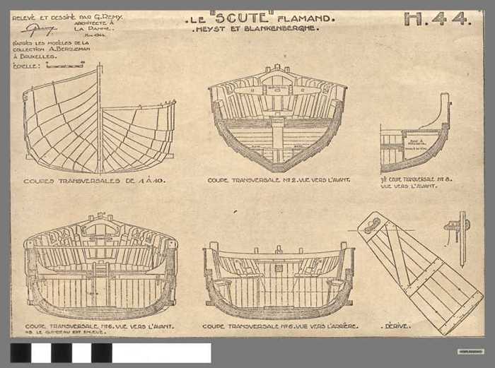 Le 'Scute flamand' - Heyst et Blankenberghe - H.44