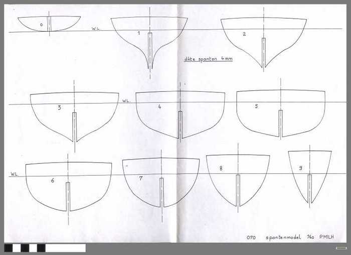 Bouwplan - O.70 - Spantenmodel