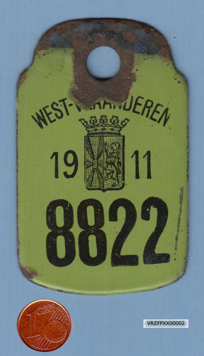 Fietsplaat 1911