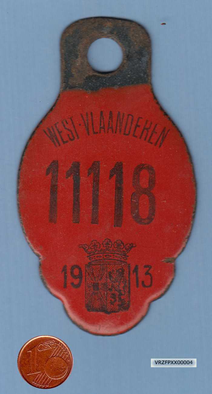 Fietsplaat 1913
