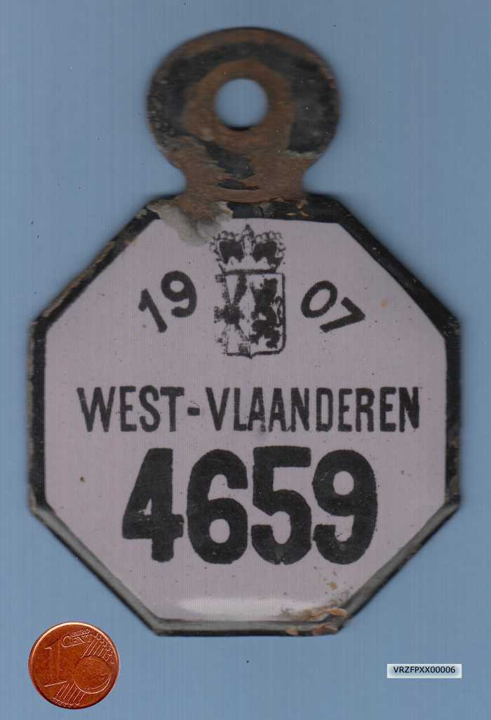 Fietsplaat 1907