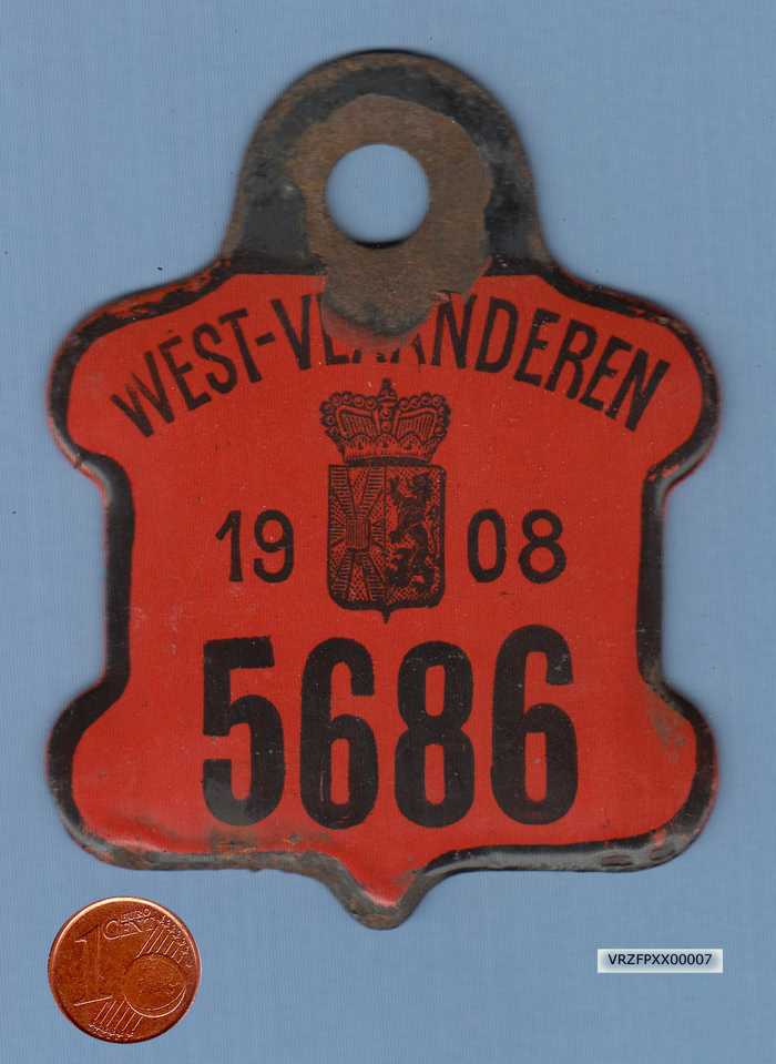 Fietsplaat 1908