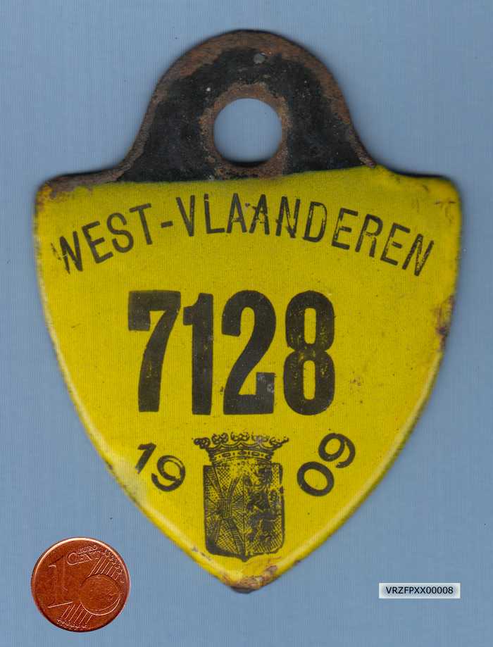 Fietsplaat 1909