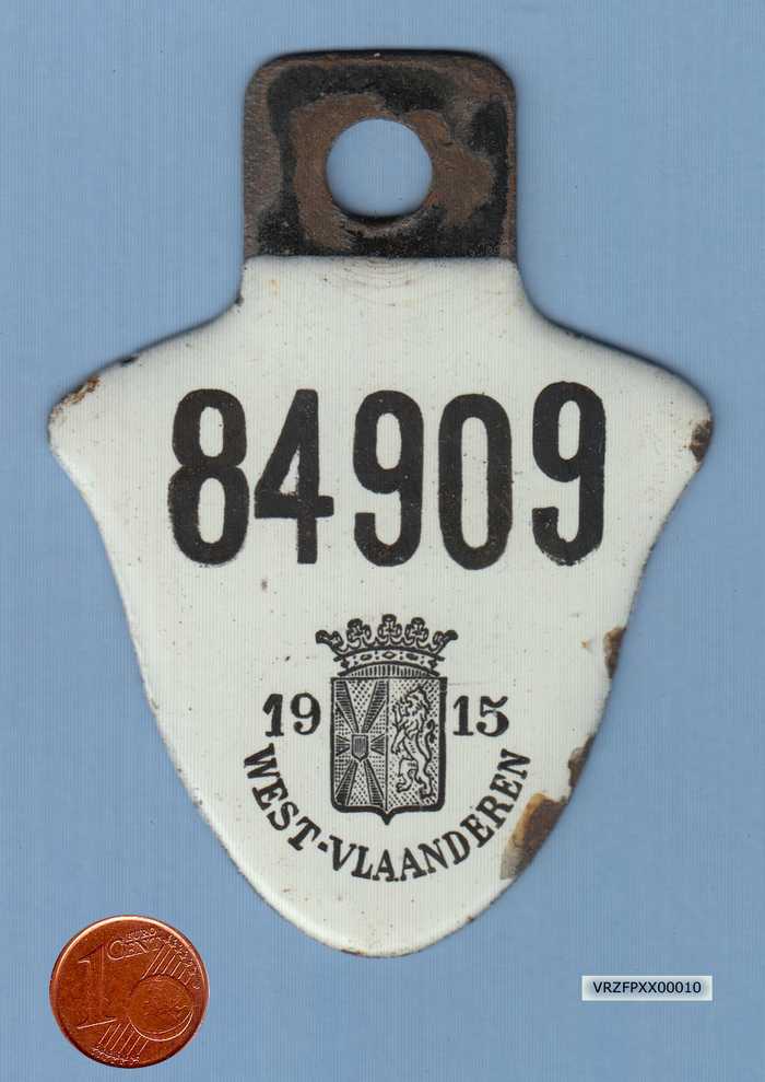 Fietsplaat 1915