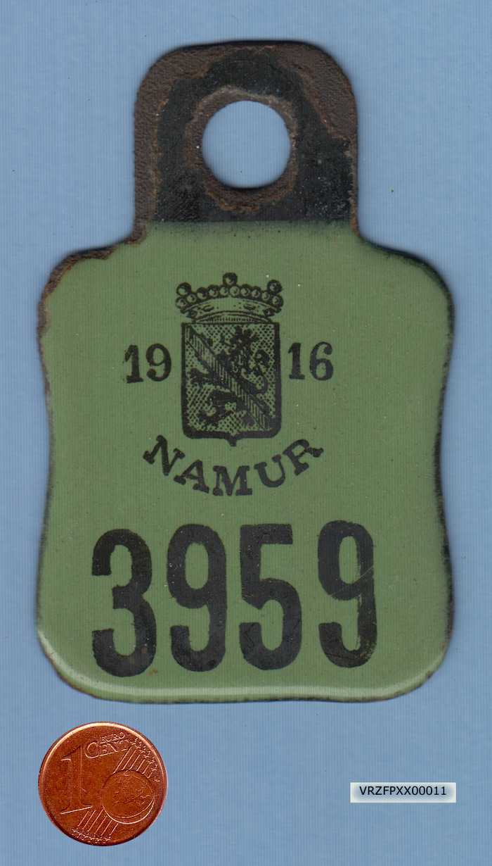 Fietsplaat 1916