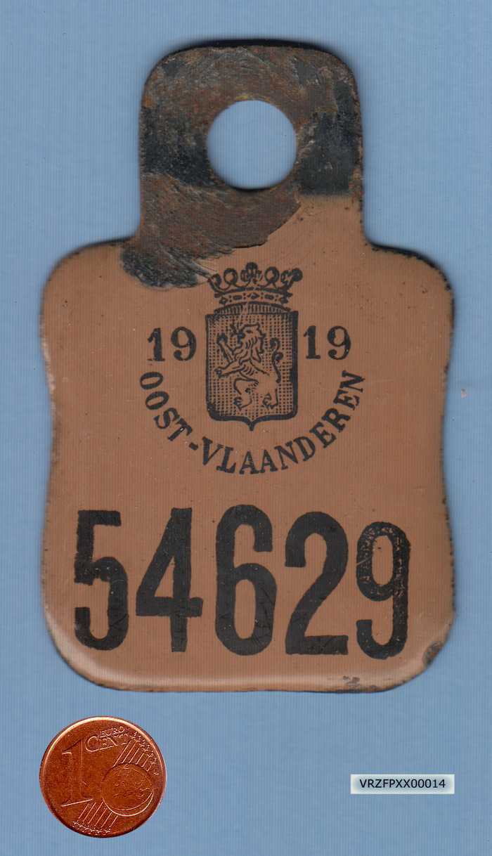 Fietsplaat 1919