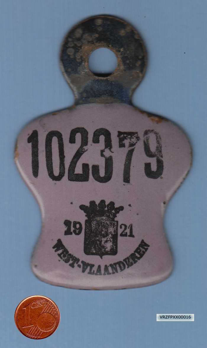 Fietsplaat 1921