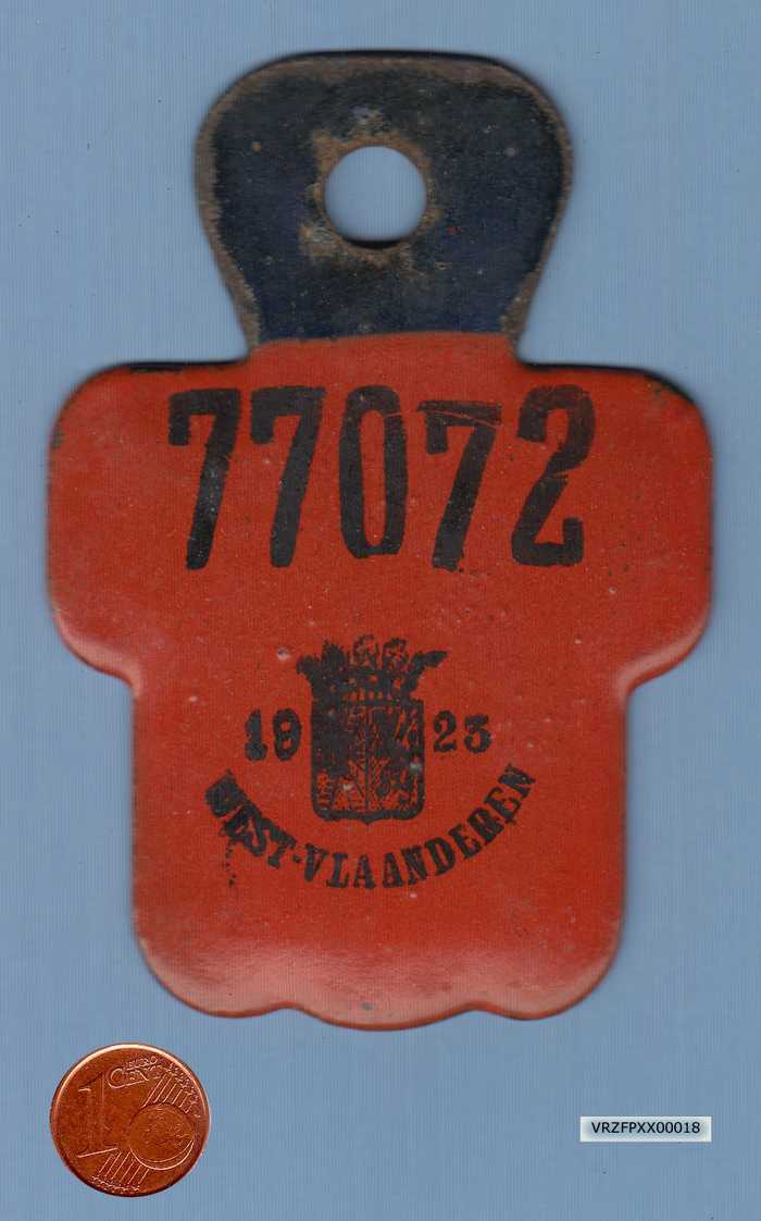Fietsplaat 1923