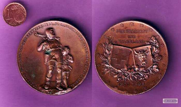 Medaille van Zwitserland - 1307-1895