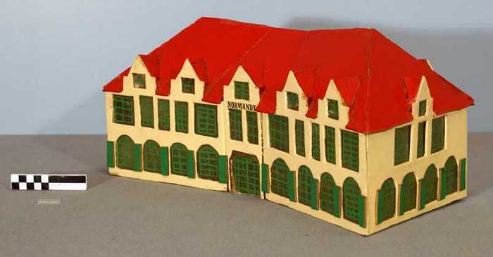 Maquette van Hotel Normandy