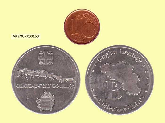 Belgian Heritage Collectors Coin - Château-Fort Bouillon