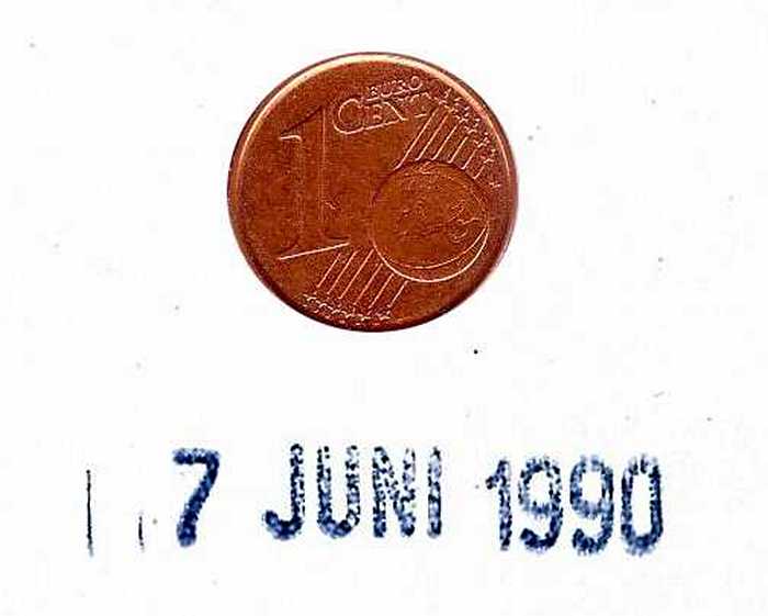 Datumstempel. 7 JUNI 1990