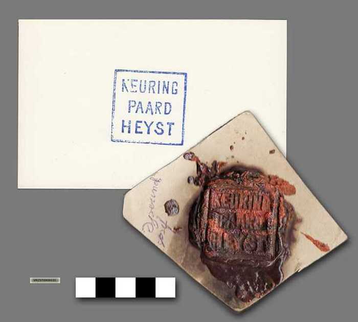 Stempel - Keuring Paard Heyst