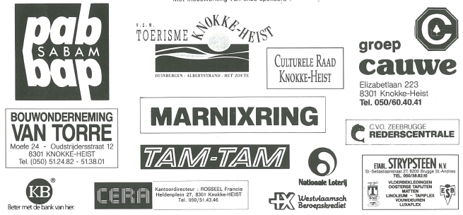 sponsors 9de festival vlaams visserslied