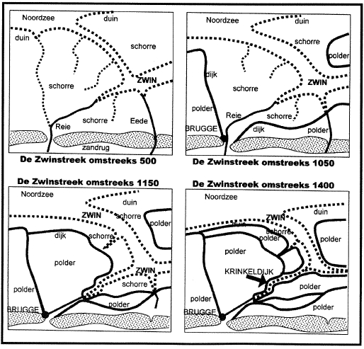 schetskaartjes zwinstreek