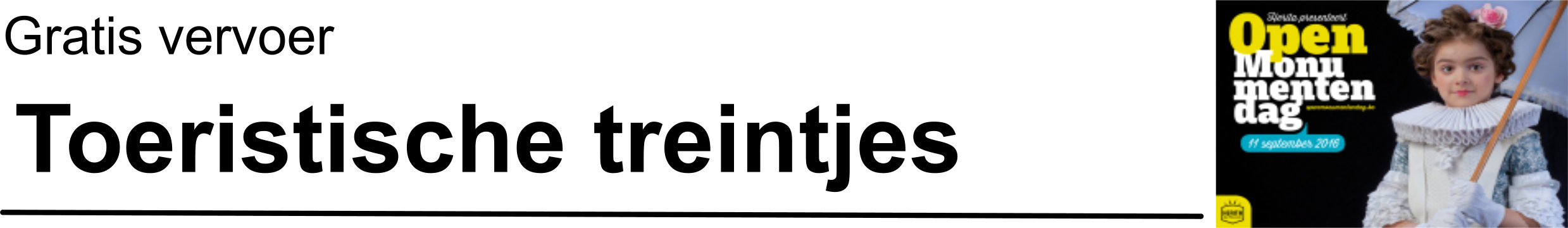 banner toeristische treintjes